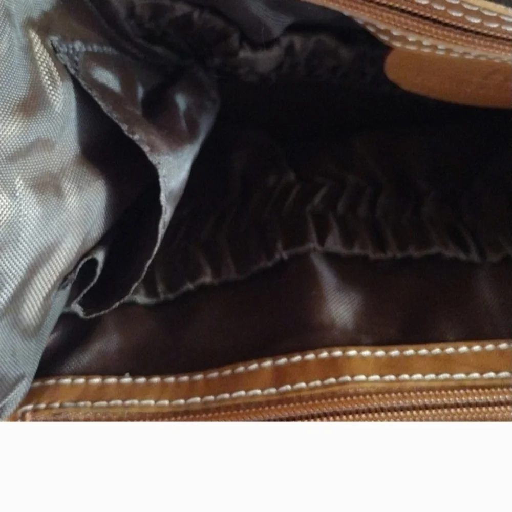 Born Leather Diaper Tote Bag